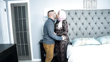 Muslim MILF shows us her new tits