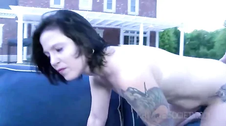 The mature woman already has her asshole ready, fuck, she's dying to be fucked