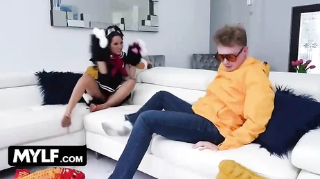 He doesn't even look at the girl's ass like that, could the young man be gay?