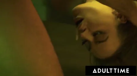 The interrogation ends with a hard fuck, she seems delighted