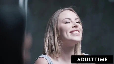 The interrogation ends with a hard fuck, she seems delighted