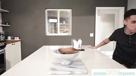 Mom arrives home tired from work, it looks like she's going to change her clothes...