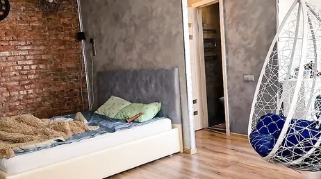 Caliente rusa amateur seduce y se folla al repartidor de pizzas ... !!