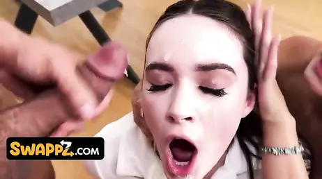 Buena compilación porno de tias adictas al semen que reciben la leche en la cara