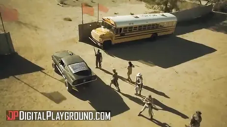 Maravillosa version porno de 'The Walking Dead': menuda follada mas caliente