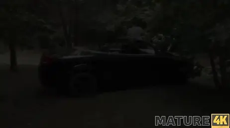 Sa voiture tombe en panne et un inconnu l'aide… et la baise.